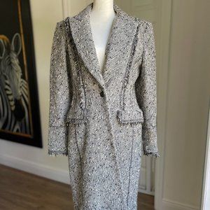 Caloma Tweed 3/4 Length Coat